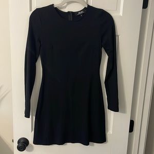 Long sleeve black dress